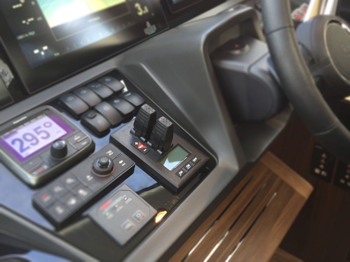 Dual joystick Slink control panel with Holdfunction & LCD display, 12